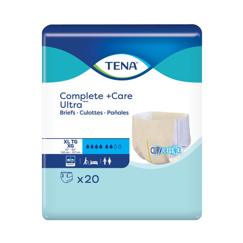 TENA Complete +Care Ultra Adult Disposable Briefs
