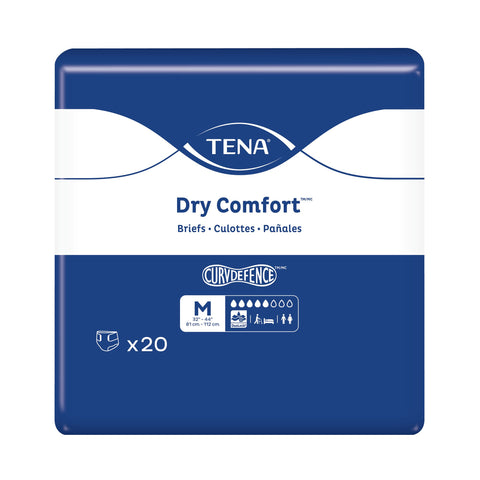 TENA Dry Comfort Incontinence Adult Briefs