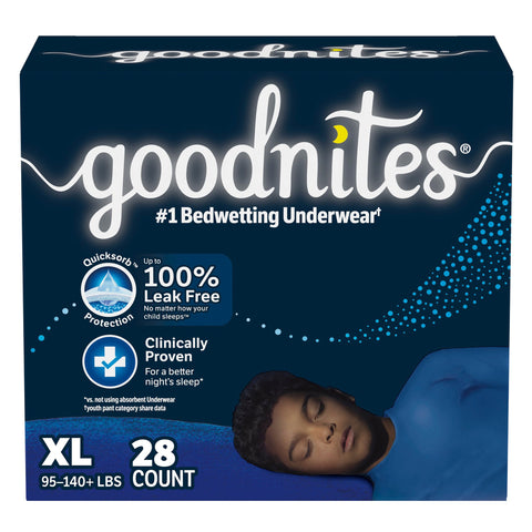 GoodNites NightTime Underwear for Boys