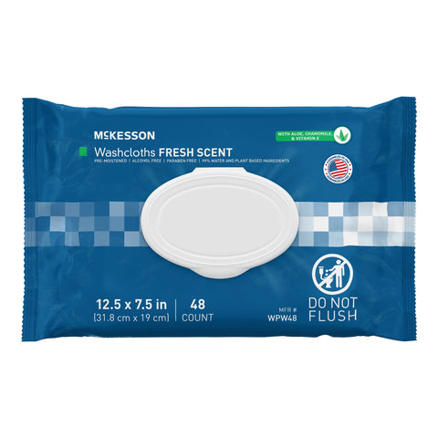 McKesson® Fresh Scent Washcloths
