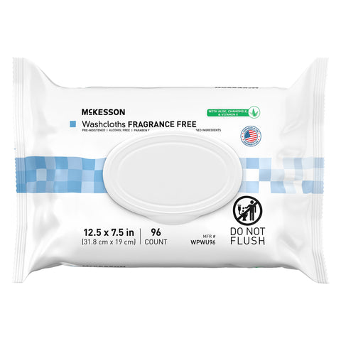 McKesson Fragrance Free Washcloths