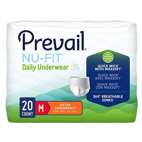 Prevail Nu-Fit Daily Adult Incontinence Pull-Up Underwear