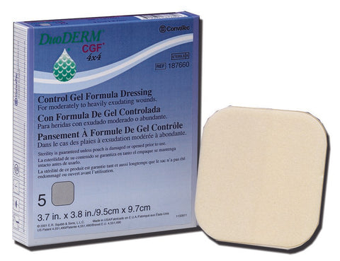 DuoDerm® CGF® Hydrocolloid Dressing, Sterile, Square