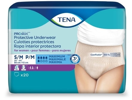 TENA ProSkin Protective Incontinence Underwear for Women, Maximum Absorbency