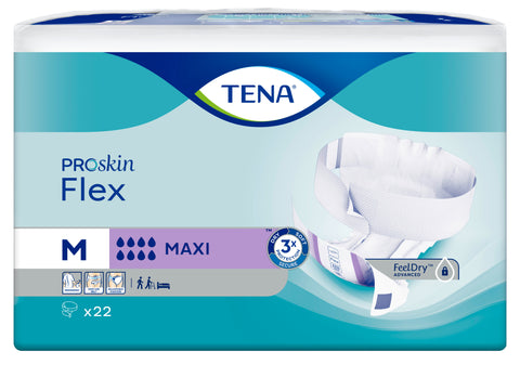 TENA ProSkin Flex Maxi Adult Diapers, Maximum Absorbency