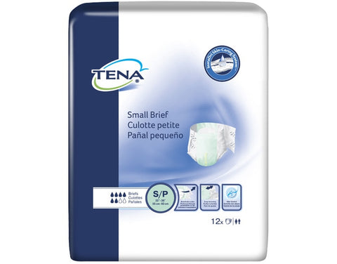 TENA Small Incontinence Adult Diapers, Moderate Absorbency