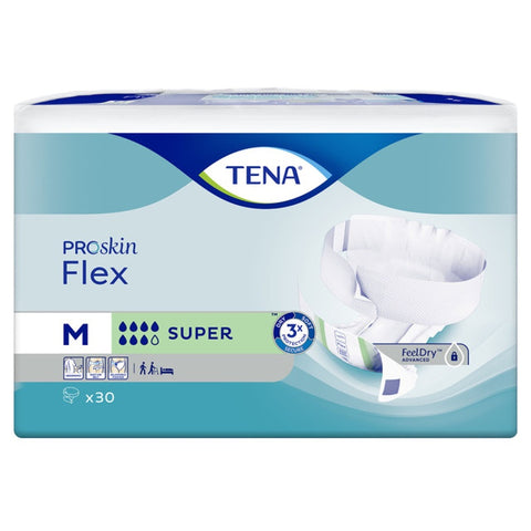 TENA ProSkin Flex Super Adult Diapers, Maximum Absorbency