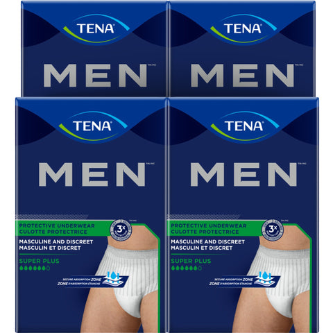 TENA MEN Protective Incontinence Underwear, Super Absorbency