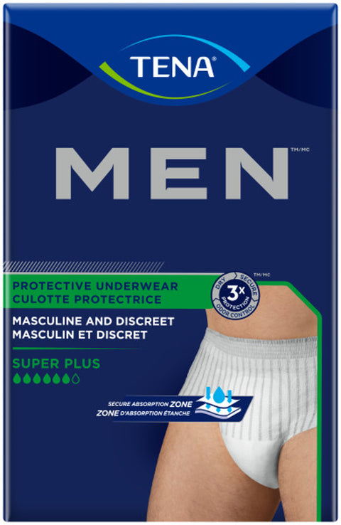 TENA MEN Protective Incontinence Underwear, Super Absorbency