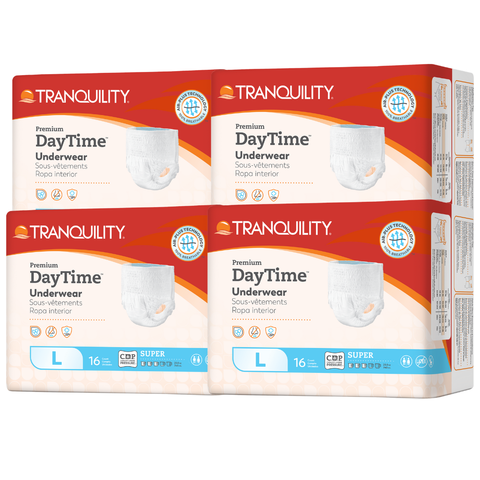 Tranquility Adult Diapers with Tabs Disposable All-Through-The-Night, Maximum