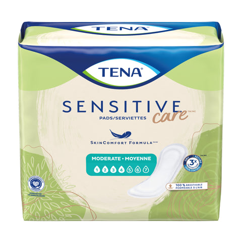 TENA Sensitive Care Incontinence Pads, Moderate