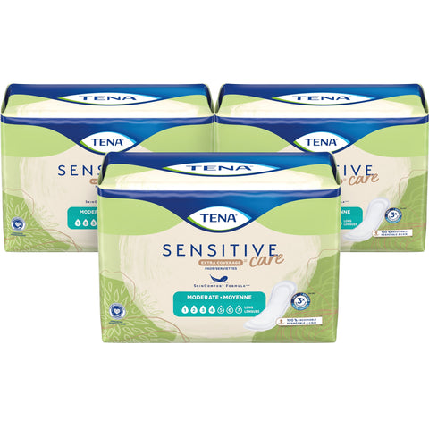 TENA Sensitive Care Incontinence Pads, Moderate