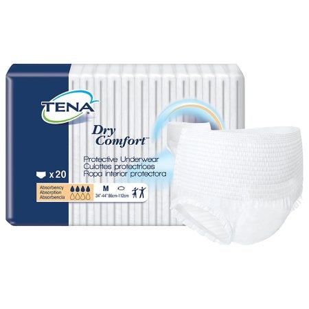 TENA Dry Comfort Protective Incontinence Underwear, Moderate Absorbency