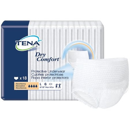 TENA Dry Comfort Protective Incontinence Underwear, Moderate Absorbency