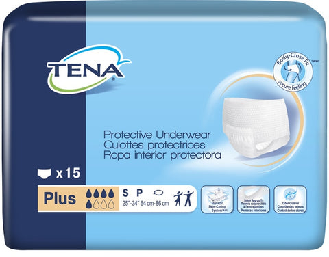 TENA Plus Protective Incontinence Underwear, Moderate Absorbency