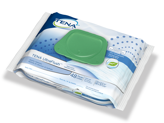 TENA UltraFlush Washcloth
