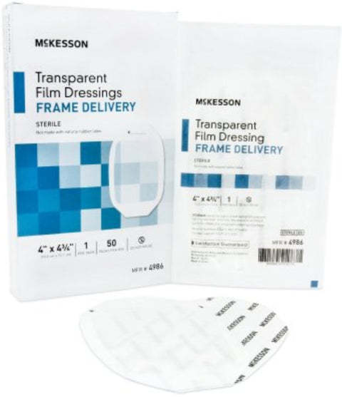 McKesson Transparent Film Dressing Octagon, Sterile