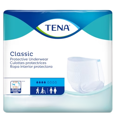 TENA Classic Protective Incontinence Underwear, Moderate Absorbency