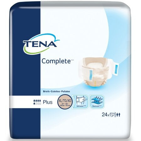 TENA Complete Incontinence Adult Diapers, Moderate Absorbency