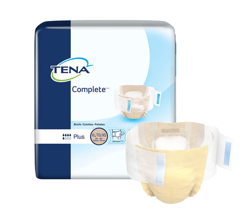 TENA Complete Incontinence Adult Diapers, Moderate Absorbency