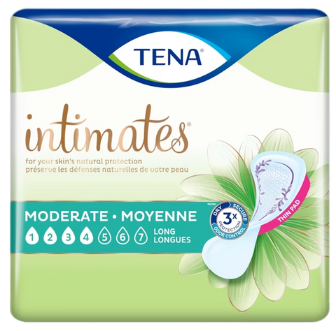 TENA Intimates Moderate Thin Incontinence Pads