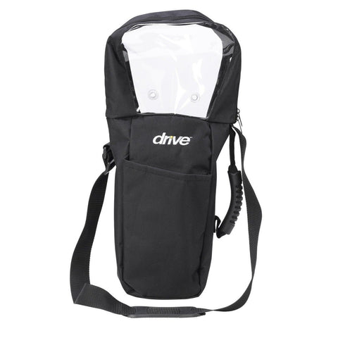 Drive Medical oxygen shoulder carry bag for D cylinder, front view