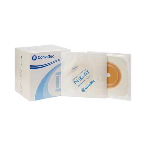 Features 1-Piece Ostomy with Flange and Tan Tape Collar