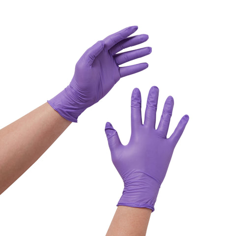 Halyard Chemo-Tested Nitrile Gloves, Purple