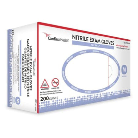 Cardinal Health Flexal Nitrile Exam Gloves, Powder-Free