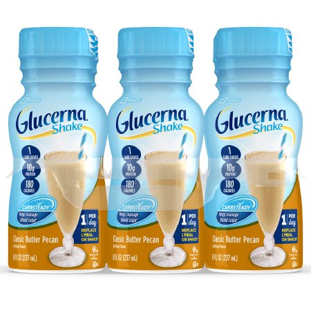 Glucerna Ready to Use Oral Supplement Shake, Bottle, Butter Pecan Flavor, 8 oz.