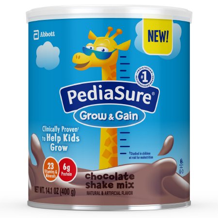 PediaSure Grow & Gain Pediatric Shake Mix, Chocolate, 14 oz.