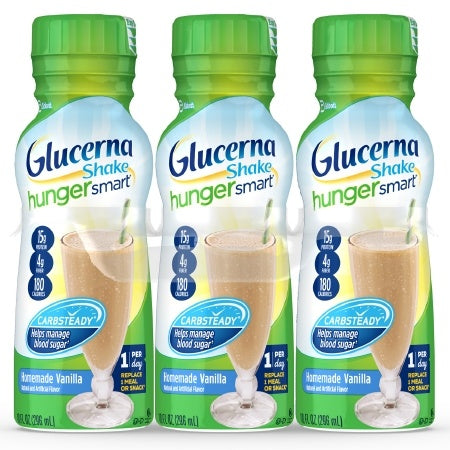 Glucerna Hunger Smart Ready to Use Oral Supplement, Vanilla Flavor, 10 oz., Bottle