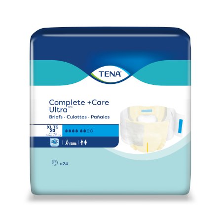 TENA Complete + Care Ultra Unisex Adult Disposable Diaper, Moderate Absorbency