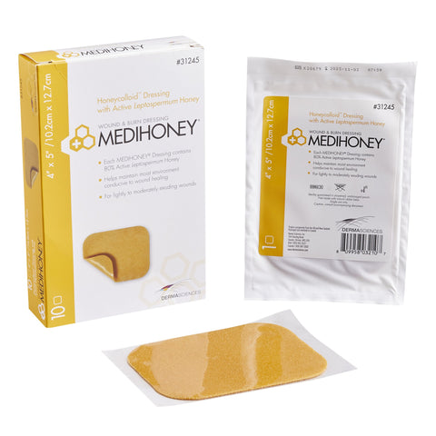 MediHoney Square Hydrocolloid Dressing