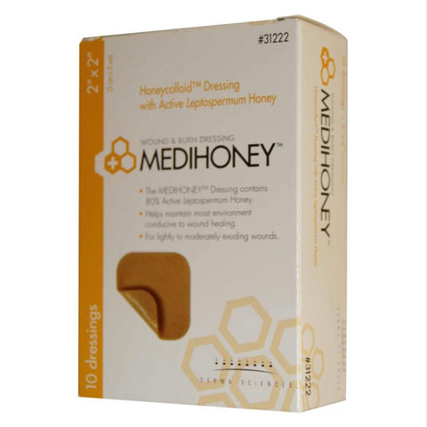 MediHoney Square Hydrocolloid Dressing