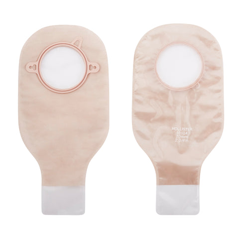 New Imageâ„¢ Transparent Colostomy Pouch, Pre-cut to Fit Stomas, Match