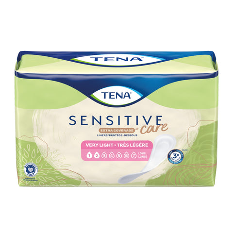 TENA Sensitive Care Extra Protection Liners, Very Light Absorbency