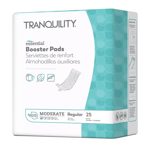 Tranquility Essential Booster Pads, Moderate Absorbency