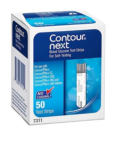 Contour Next Blood Glucose Test Strips for Self-Testing