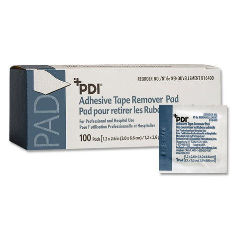 PDI Adhesive Tape Remover Pad, 1-1/4 X 2-5/8"