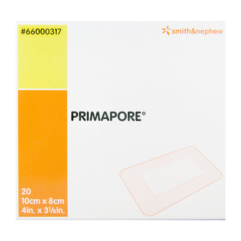 Primapore Adhesive Dressing, 3-1/8 X 4"