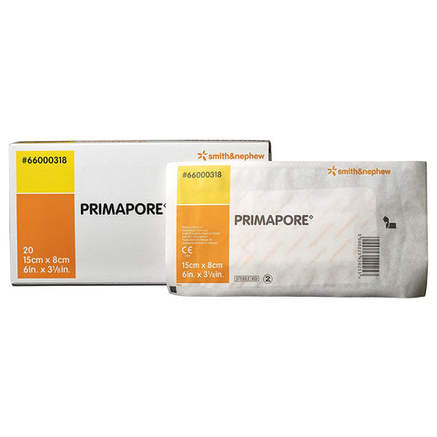 Primapore Adhesive Dressing, 3-1/8 X 6"