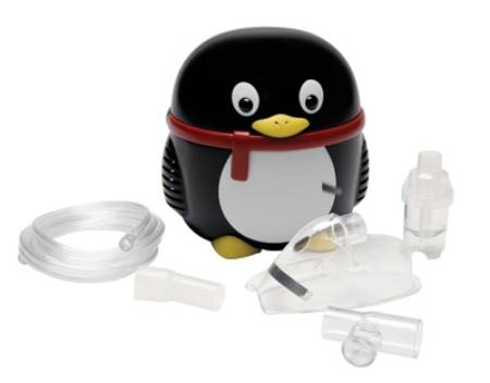 Neb-U-Tyke Penguin Compressor Nebulizer System with 10 mL Medication Cup & Pediatric Aerosol Mask/Mouthpiece