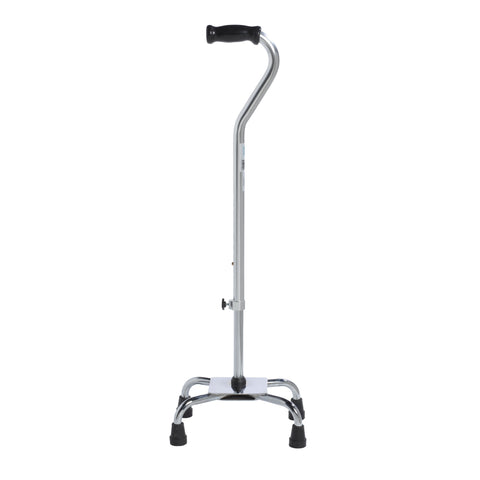 Drive Aluminum Large Base Quad Cane, 30-39'