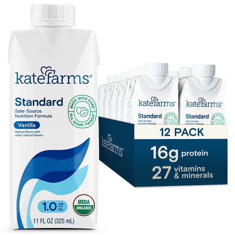 Kate Farms Standard 1.0 Sole-Source Nutrition Formula, Vanilla, 11 oz.