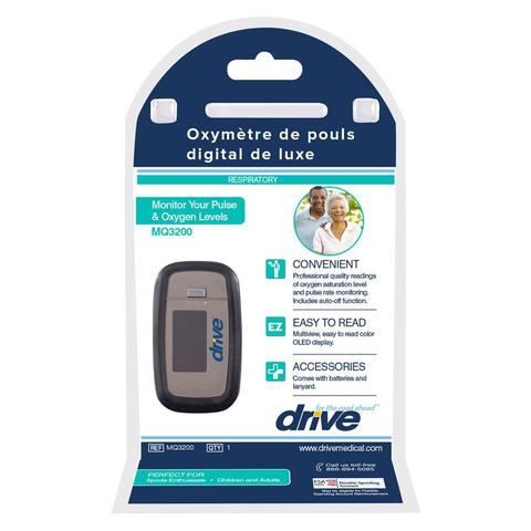 Drive View SpO2 Finger Pulse Oximeter