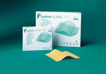 3M Tegaderm Ag Mesh Dressing with Silver, 2 X 2"