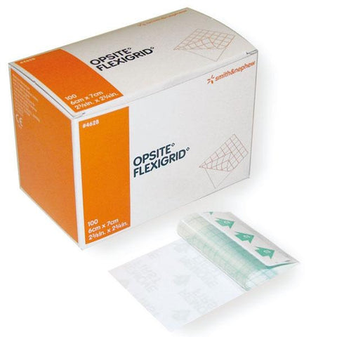 Smith & Nephew OpSite Flexigrid Transparent Film Dressing, 2-3/8 x 2.75"