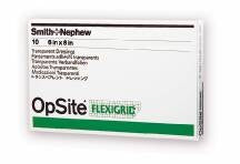 Smith & Nephew OpSite Flexigrid Transparent Film Dressing, 6 X 8"