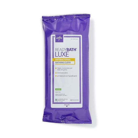 Medline ReadyBath Luxe Antibacterial Bathing Cloth